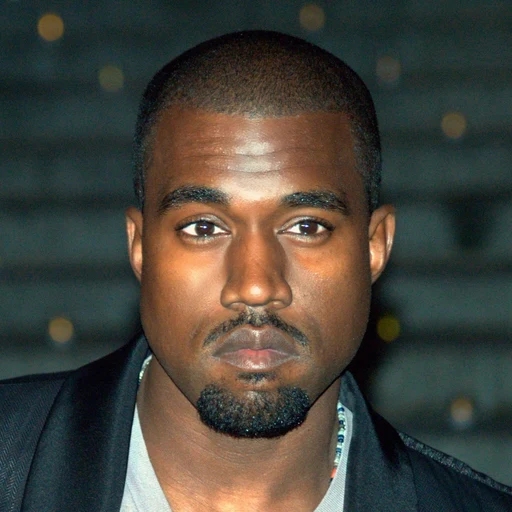 Kanye from American rapper and record producer, an AI character on folk