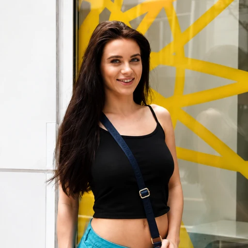 Lana rhoades from American internet personality and podcaster, an AI character on folk