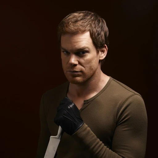 Dexter from Dexter, an AI character on folk