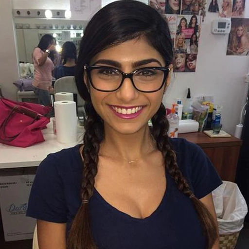 Mia khalifa from Lebanese-American media personality and former adult film actress, an AI character on folk