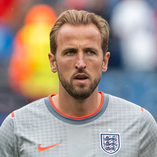 Harry kane from English footballer, Bayern Munich and England striker, an AI character on folk