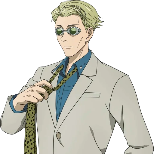 Kento Nanami from Jujutsu Kaisen, an AI character on folk