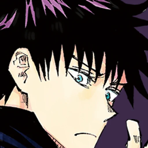 Megumi Fushiguro from Jujutsu Kaisen, an AI character on folk
