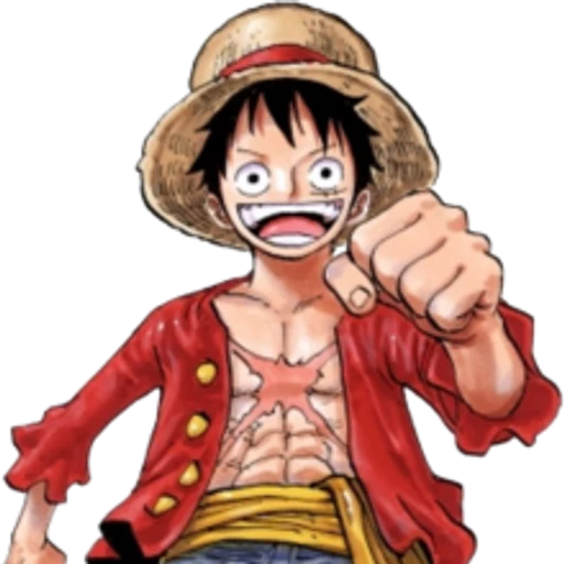 Luffy from One Piece, an AI character on folk