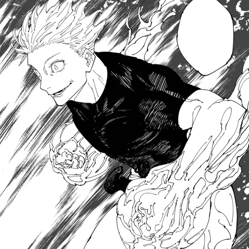 Gojo saturo from Jujutsu Kaisen, an AI character on folk