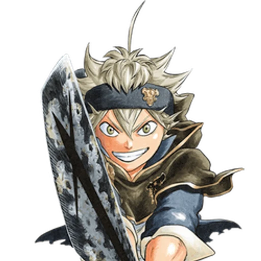 Asta from Black Clover, an AI character on folk