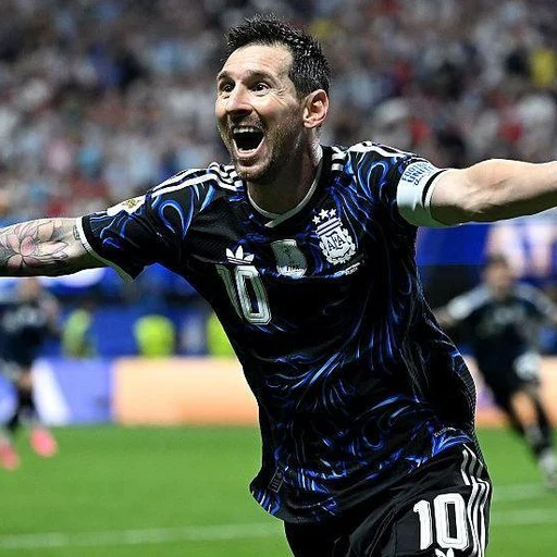 Messi from Argentine footballer, an AI character on folk