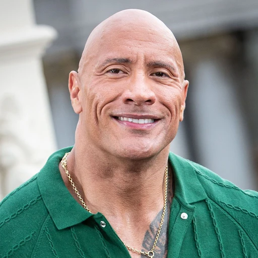 The rock from professional wrestler and actor, an AI character on folk