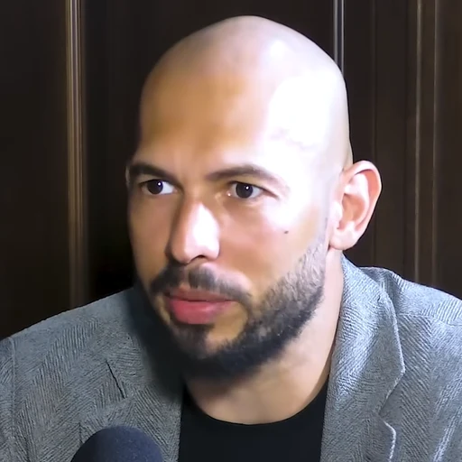 Andrew Tate from kickboxer and internet personality, an AI character on folk
