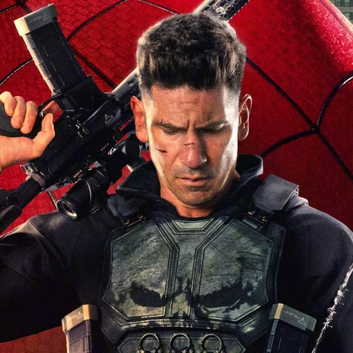 Frank from The Punisher, Marvel Comics, an AI character on folk