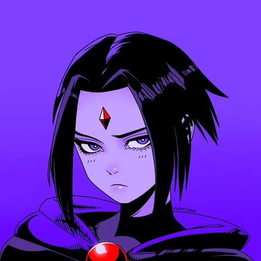 Raven from DC Comics, Rachel Roth, an AI character on folk