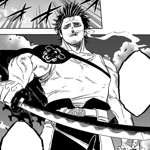 yami from Black Clover, an AI character on folk