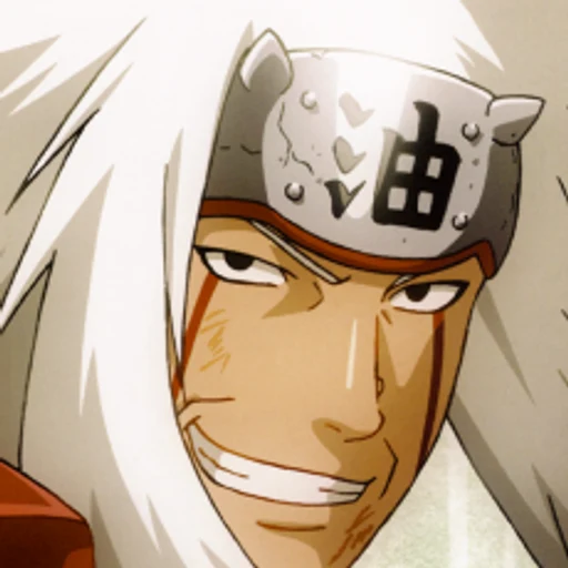 Jiraiya from Naruto, an AI character on folk