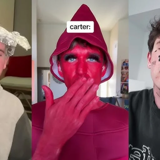 Scott active from American TikTok creator, an AI character on folk
