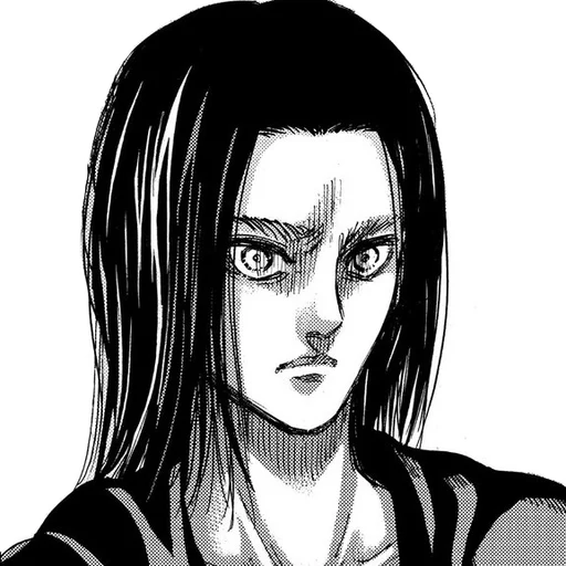 Eren Yeager from Attack on Titan, an AI character on folk