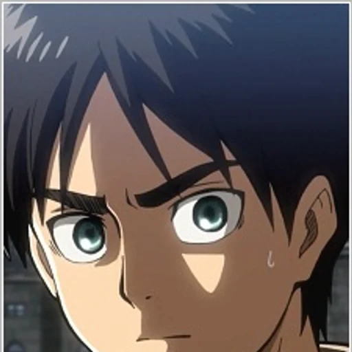 Eren from Attack on Titan, an AI character on folk