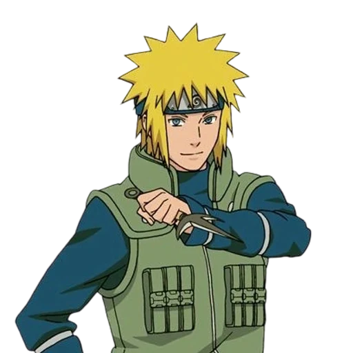 Minato from Naruto, an AI character on folk