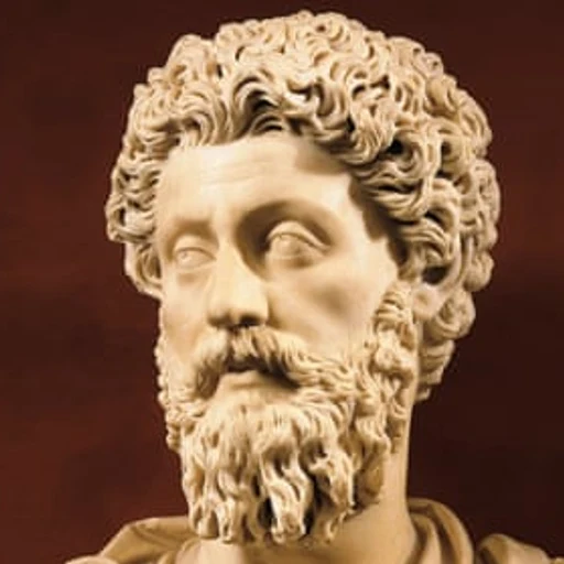Marcus Aurelius from Roman emperor, an AI character on folk
