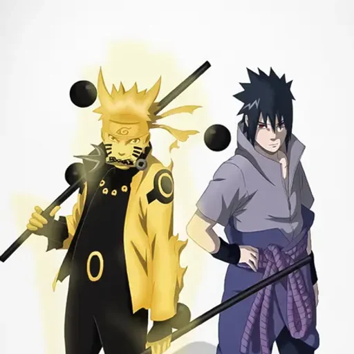 Naruto Shippuden from anime series, an AI character on folk