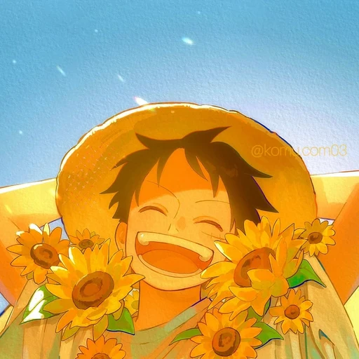 Luffy from One Piece, an AI character on folk