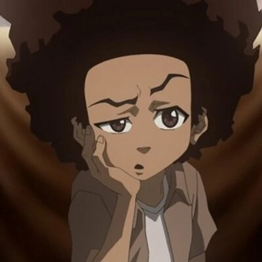 Heuy freeman from boondox from The Boondocks, an AI character on folk