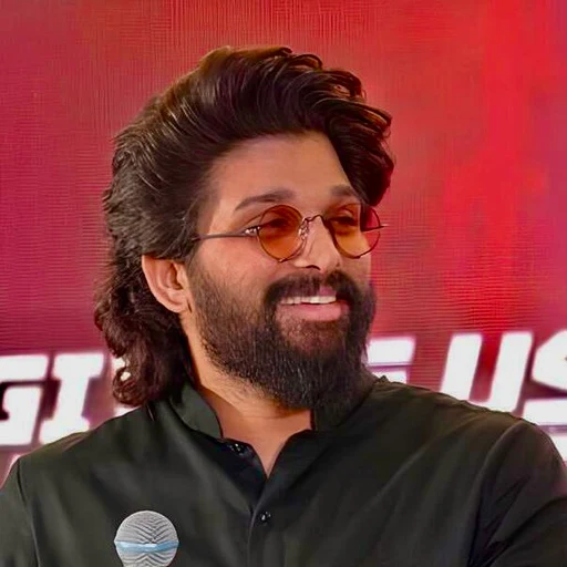 Allu Arjun from Indian actor, Telugu cinema, an AI character on folk