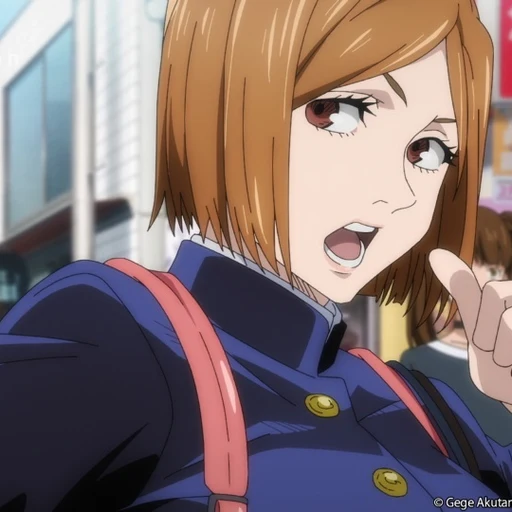 Nobara Kugisaki from Jujutsu Kaisen, an AI character on folk