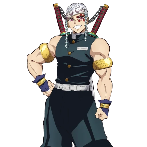 Tengen Uzui from Demon Slayer: Kimetsu no Yaiba, an AI character on folk