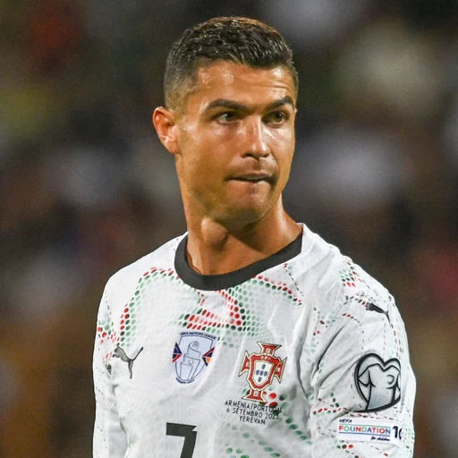 Chritiano Ronaldo from footballer, an AI character on folk