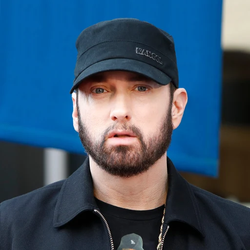 Eminem from American rapper, an AI character on folk