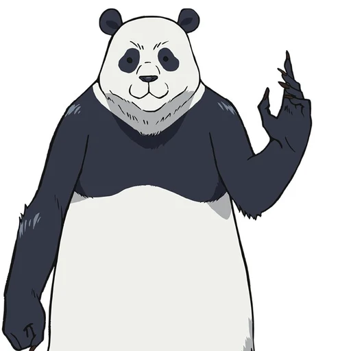 Panda from Jujutsu Kaisen, an AI character on folk