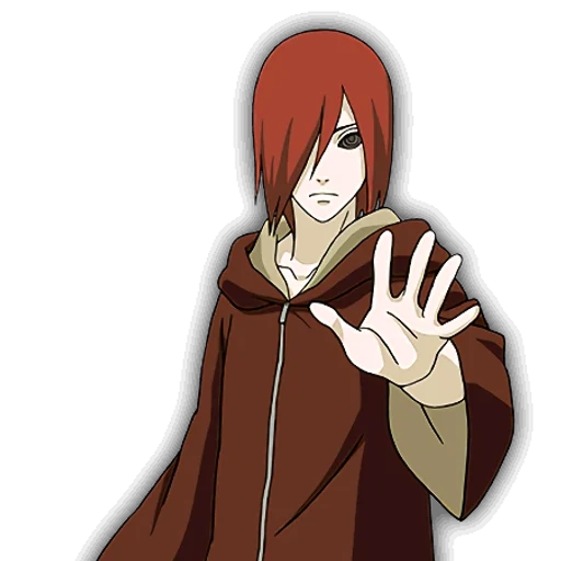 Nagato Uzumaki from Naruto, an AI character on folk