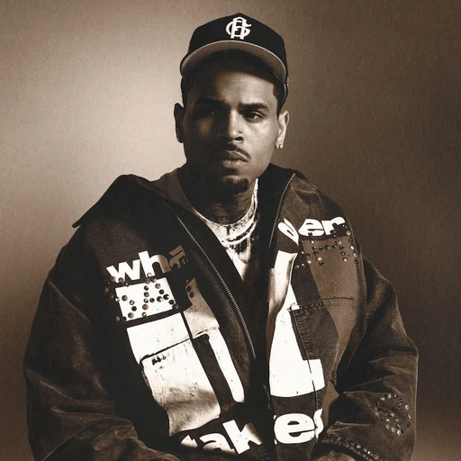 Chris Brown from American singer, an AI character on folk