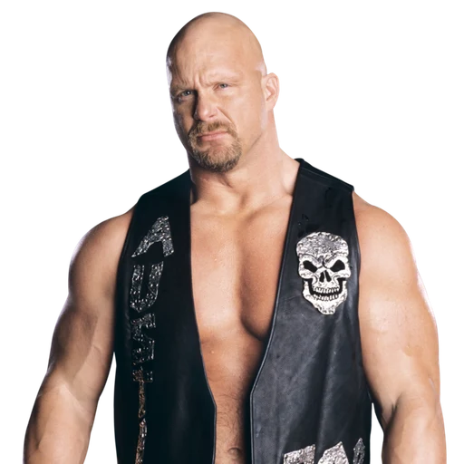 Stone Cold Steve Austin from professional wrestler, WWE, an AI character on folk