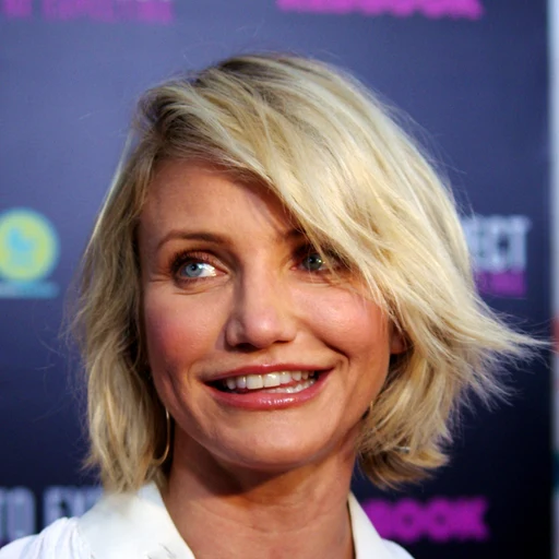Cameron Diaz from American actress, an AI character on folk