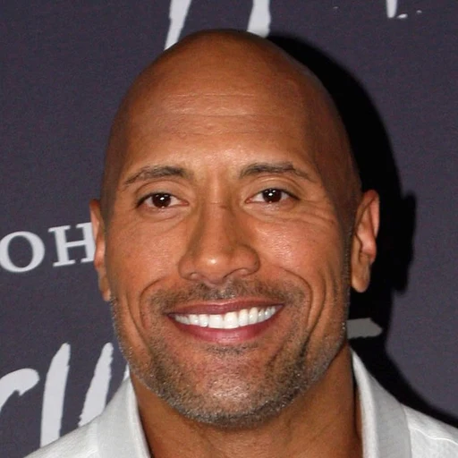 Dwayne Johnson from actor and professional wrestler, The Rock, an AI character on folk