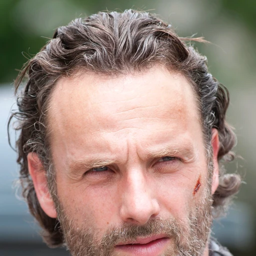 Rick Grimes from The Walking Dead, an AI character on folk