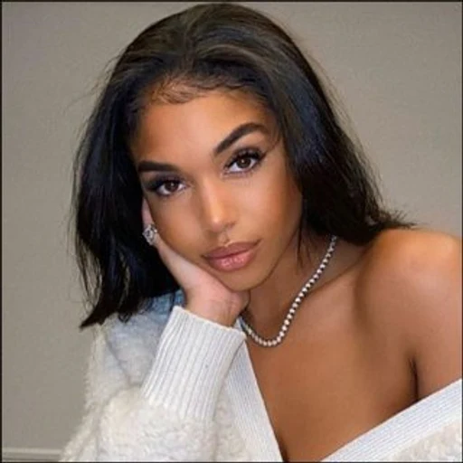 Lori Harvey from American model, entrepreneur and actress, an AI character on folk
