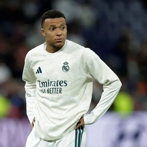 Kylian Mbappé from French footballer, Real Madrid and France captain, an AI character on folk