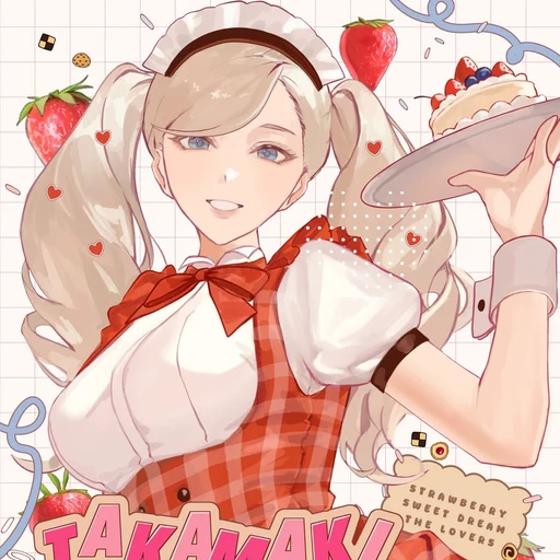 Ann from Persona 5, an AI character on folk