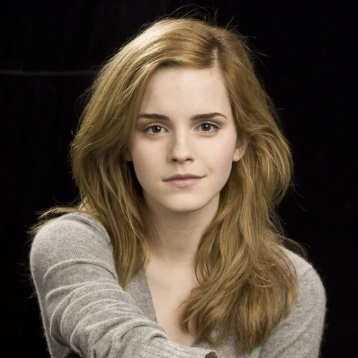 Emma Watson from English actress, an AI character on folk