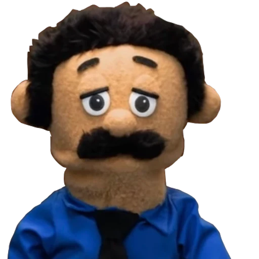 Diego the puppet from Awkward Puppets, an AI character on folk