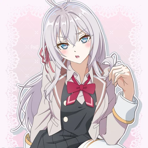 Alisa Mikhailovna Kujou (Alya) from Alya Sometimes Hides Her Feelings in Russian, an AI character on folk