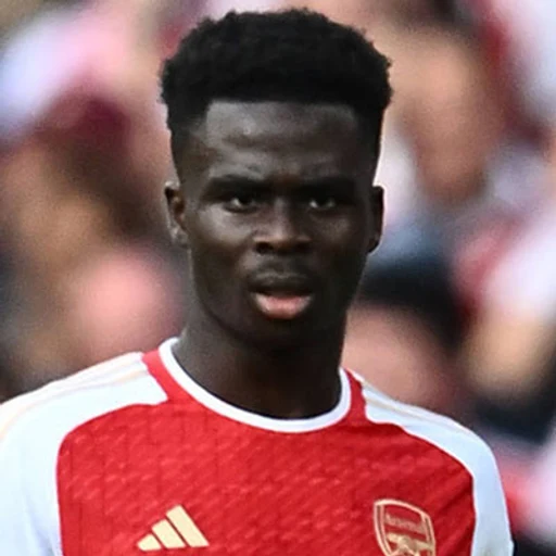Bukayo Saka, an AI character on folk