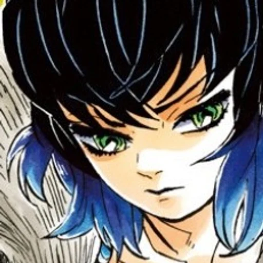 Inosuke Hashibira from Demon Slayer, an AI character on folk