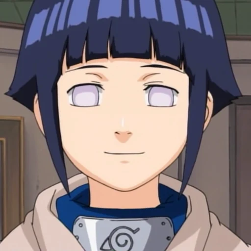Hinata Hyuga from Naruto, an AI character on folk