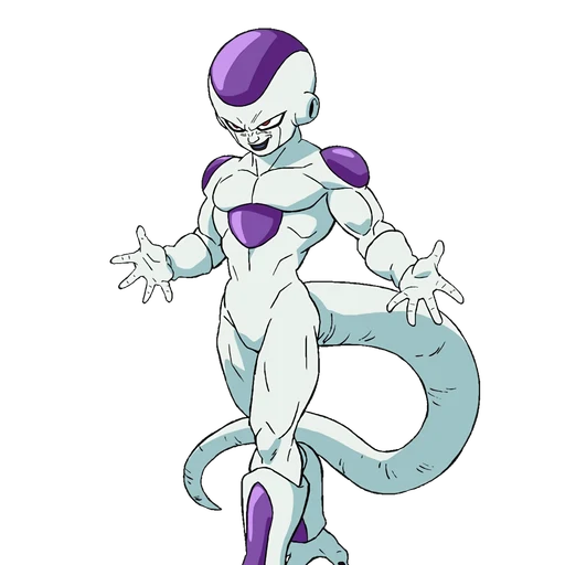 Frieza from Dragon Ball, an AI character on folk