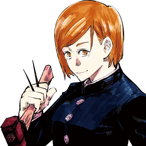 Nobara Kugisaki from Jujutsu Kaisen, an AI character on folk