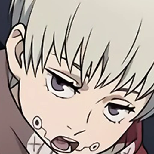 Toge Inumaki from Jujutsu Kaisen, an AI character on folk