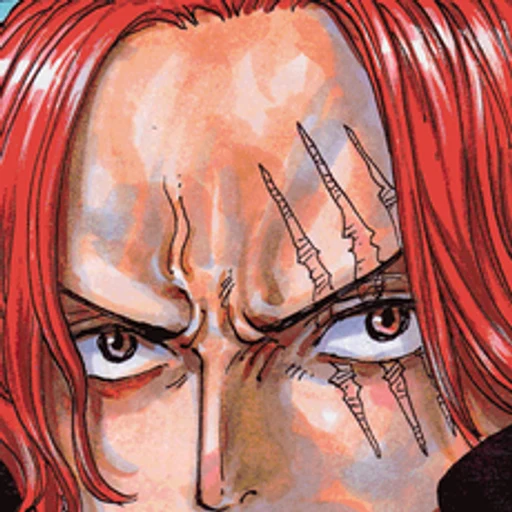Shanks from One Piece, an AI character on folk